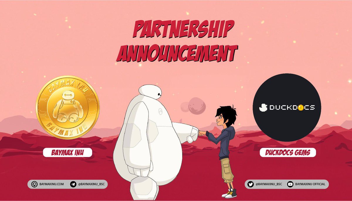 BaymaxInu x Duckdocs Gems

t.me/CryptoDDNews/8…

Keep support and raid for $BAYMAX

#BAYMAX #BAYMAXINU #NEWMEMESEASON

Website: baymaxinu.com
Telegram: t.me/baymaxinu_bsc