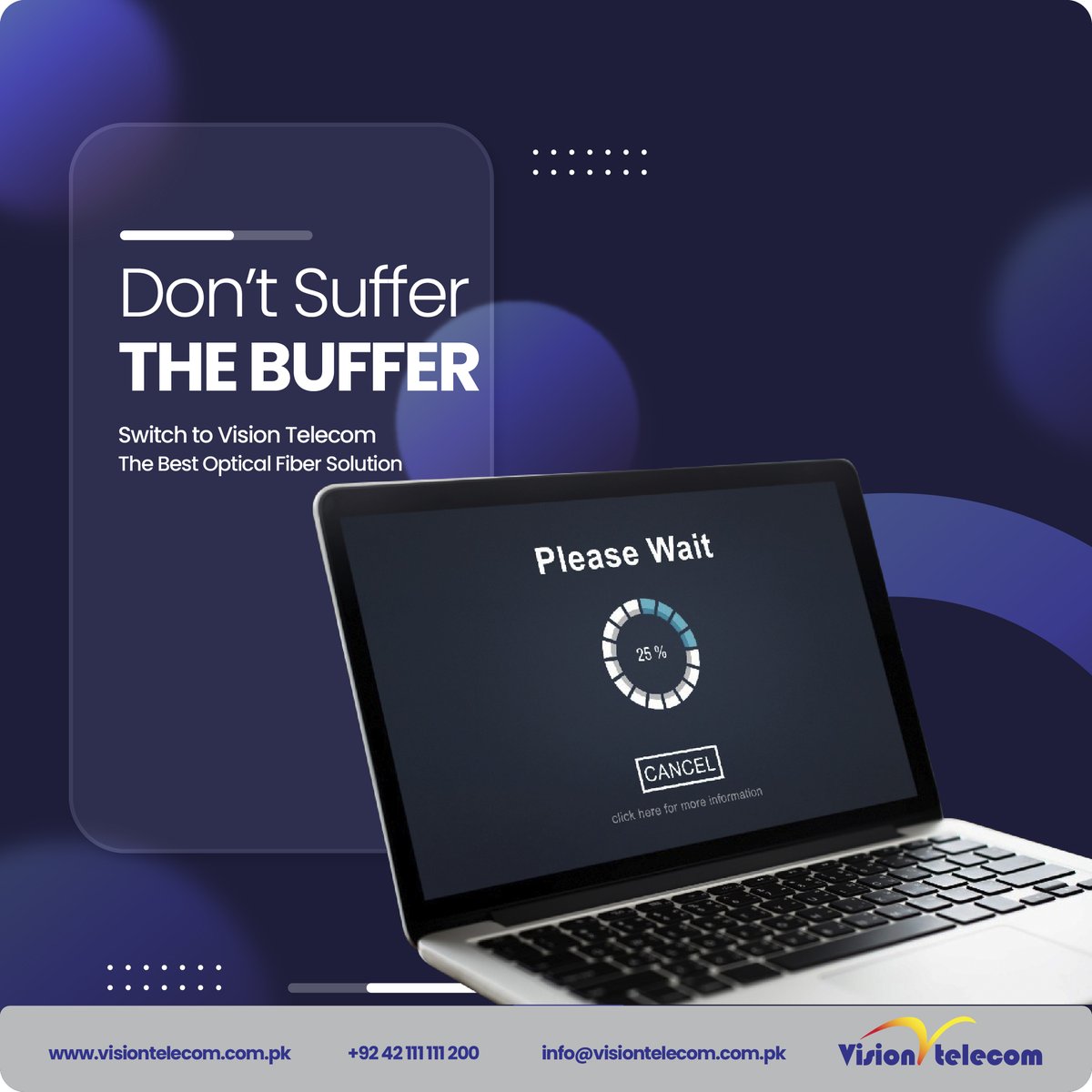 vtplofficial's tweet photo. Elevate your connectivity with our reliable services.β¨
Connecting the unconnected! π€
πhttps://t.co/M6A16oDJZ8
#Visiontelecom #FastestInternet #internetserviceprovider #SmartDataNetworks #SmartVoiceSolutions #HostedAndManagedServices #HostingSolutions #Lahore #Pakistan https://t.co/0H8mTHFJzs