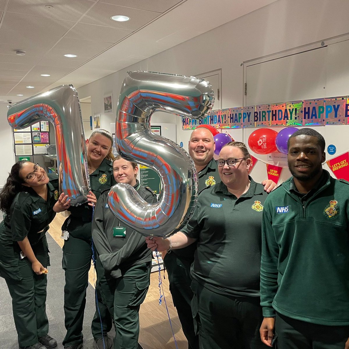 Ldn_Ambulance's tweet photo. What better way to celebrate #NHS75 than supporting the wellbeing of #OurNHSPeople? 

By donating money to the #TeamLAS Charity, you can fund initiatives ranging from staff hardship grants to our wellbeing tea trucks for road crews.

#CharityTuesday