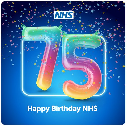 Celebrating 75 years of the NHS! Lots of cake-related activity around @UHP_NHS  today! #NHS75 #1bigteam