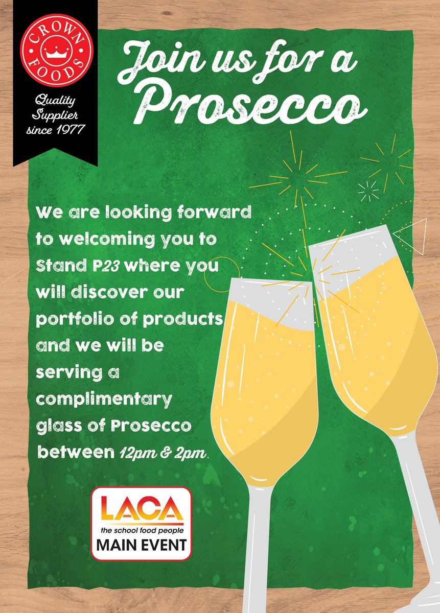 P23 come &amp; toast our 21st year at <a href="/LACA_UK/">LACA</a>  #lacame 👑🥳
