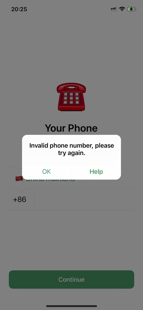 Royalzero01's tweet photo. @telegram Many +86 mobile phone numbers are shown to be invalid. Please solve it. https://t.co/JScTnN8UGN