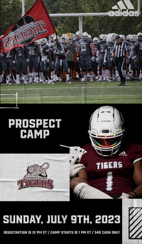 CoachAtwood23's tweet photo. Prospect camp is almost here!! Still time to sign up for Sunday!! Sign up below!! https://t.co/7UZBPEkWzj