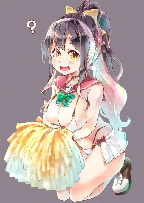今日はビキニの日らしいけど、そういえば以前、謎の艦娘マイクロビキニチアガールブームがあったなぁと発掘して再掲。一年半前か。 