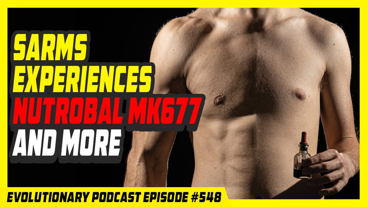 EvolutionaryPo's tweet photo. https://t.co/b3cfuBVZjT 548 - SARMS Experiences Nutrobal Mk677 and more

https://t.co/k42Eb4m3HQ

https://t.co/F345e4sN2n

https://t.co/grsvdfoiHV

#evolutionarypodcast #evolutionaryorg #sarms #Nutrobal https://t.co/hUbj0kshwM