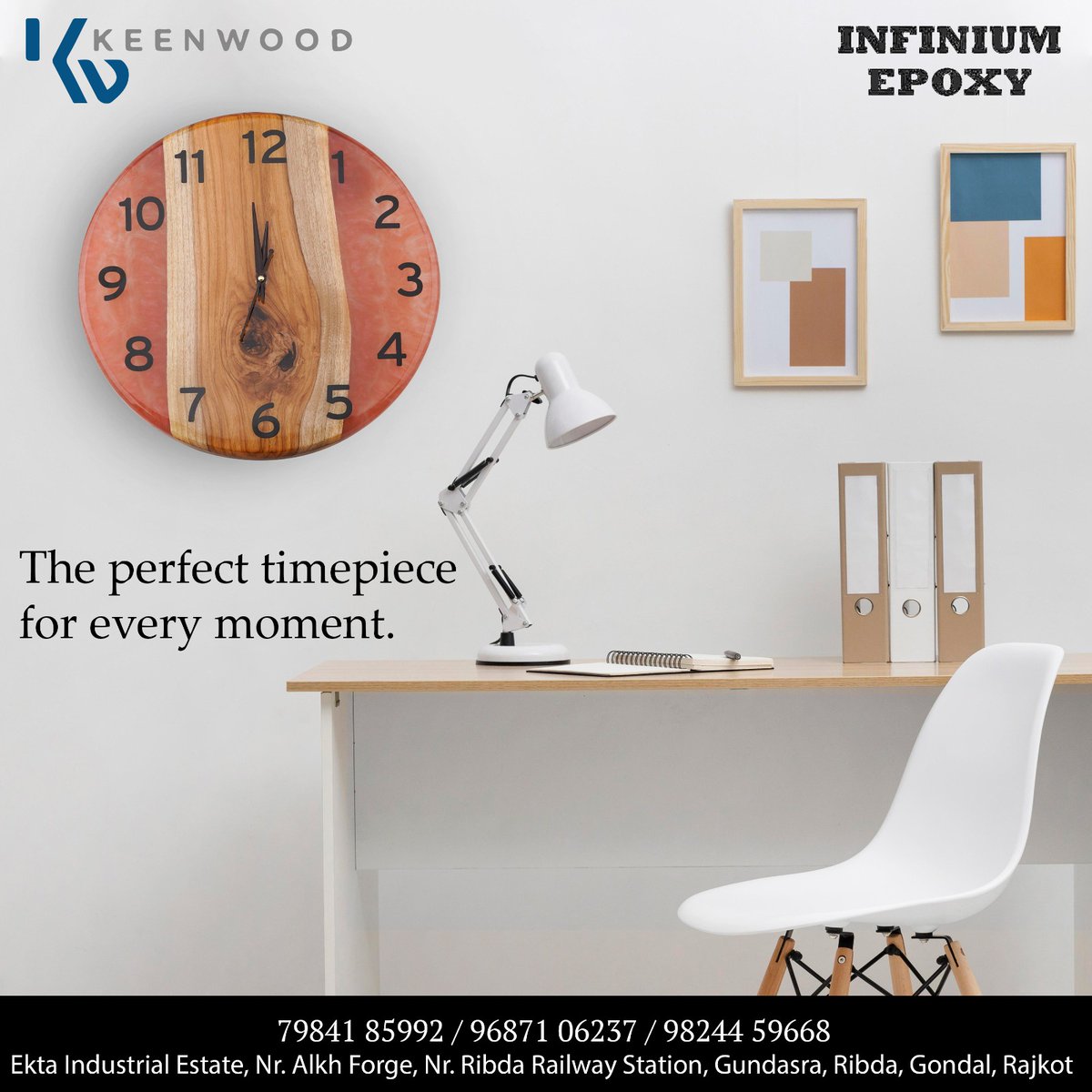 Now decorate every corner of your home with our Amazing Wall Clock 
.
.
.
#infiniumepoxy #infinium #furniture #resinartdesign #resinartsupplies #wallclockdesign #wallclockvintage #resinwallclock #diningtabledesign #diningtablestyling #homedecordiy #homedecorgoals #homedecorstyle
