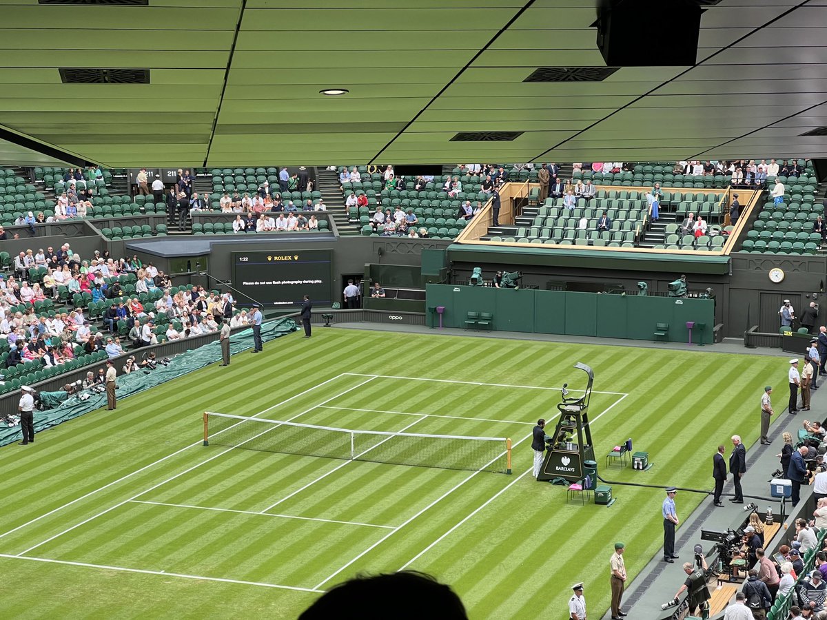 ⁦<a href="/Wimbledon/">Wimbledon</a>⁩ great seats on Centre Court one way to celebrate #NHS75@NHS75