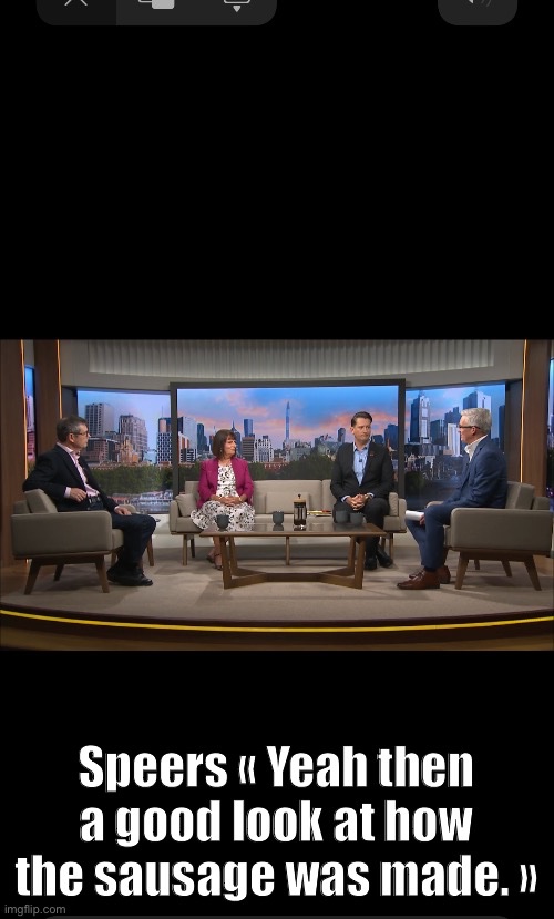 madameshawshank's tweet photo. @vogrady2132 So desperate was #DavidSpeers to keep #insiders #RobodebtRC-free he went into shock when Dan dared mention it.
What was SkyBoy to do? Utter this 👇inane word-salad.
#Speers is unfit to host #insiders, let alone be #ABC’s national political lead
#disgrace
#Skylite
#auspol https://t.co/7qxPdbw8qS