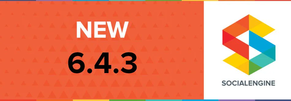 socialengine's tweet image. We have released SocialEngine PHP 6.4.3 which is an important security release. Please upgrade as soon as possible. buff.ly/3PM4SJA  #SocialEngine