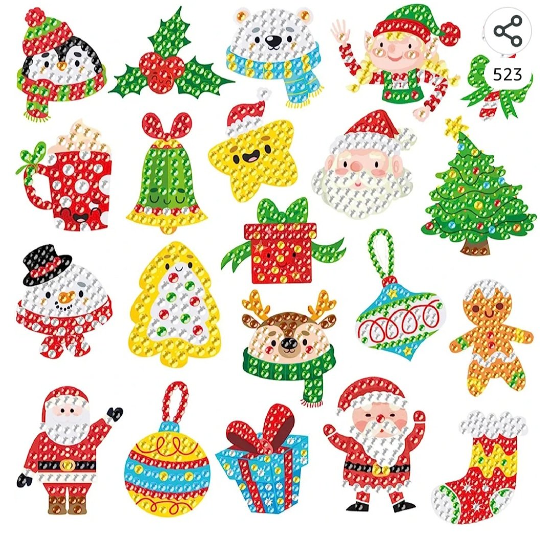Mama_MelGyver's tweet photo. @fannafofana @Randalemama Die hatte ich letztes Jahr im Adventskalender verteilt (waren genau 24 stück) und dazu flache holzkugeln die wir dann an den  Baum gehängt haben https://t.co/xknsfeVu1q