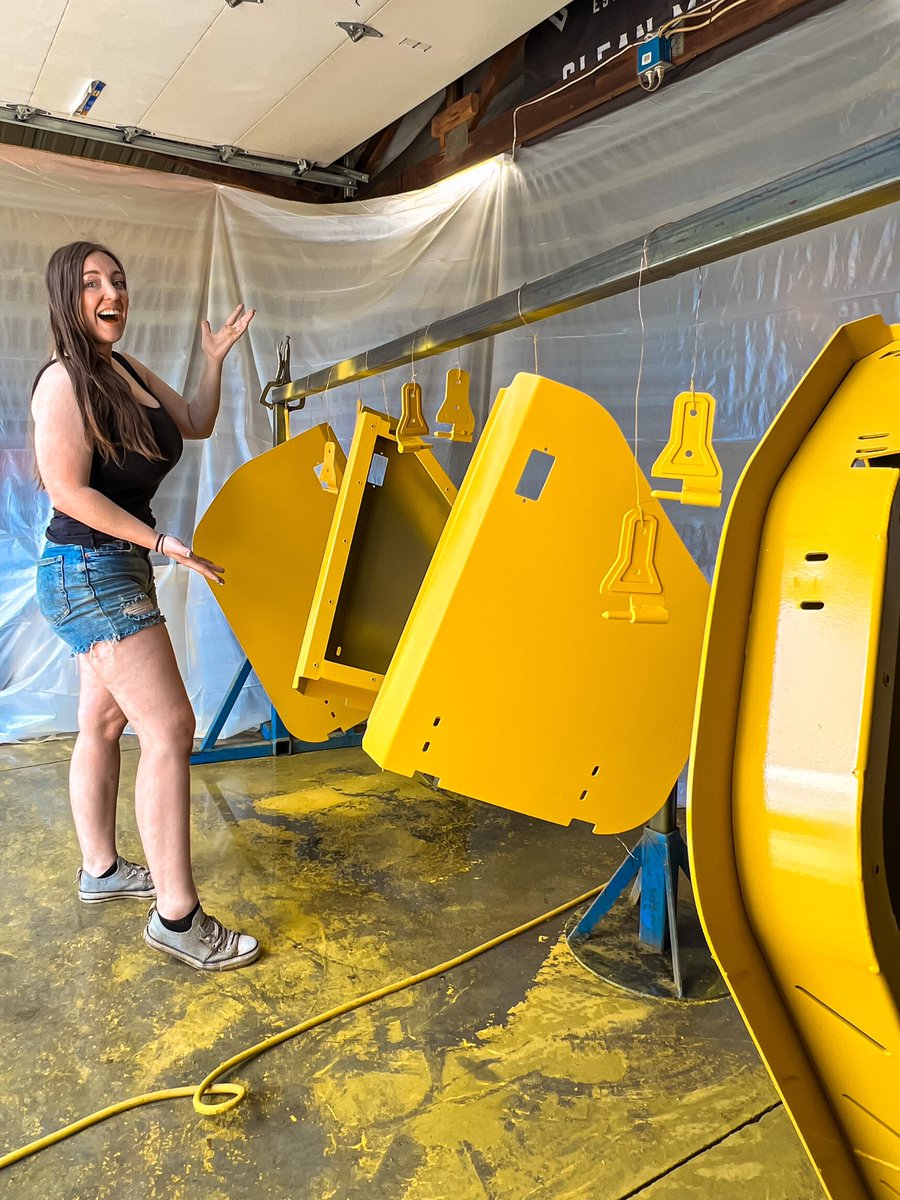 Got my half doors painted up over the long weekend!