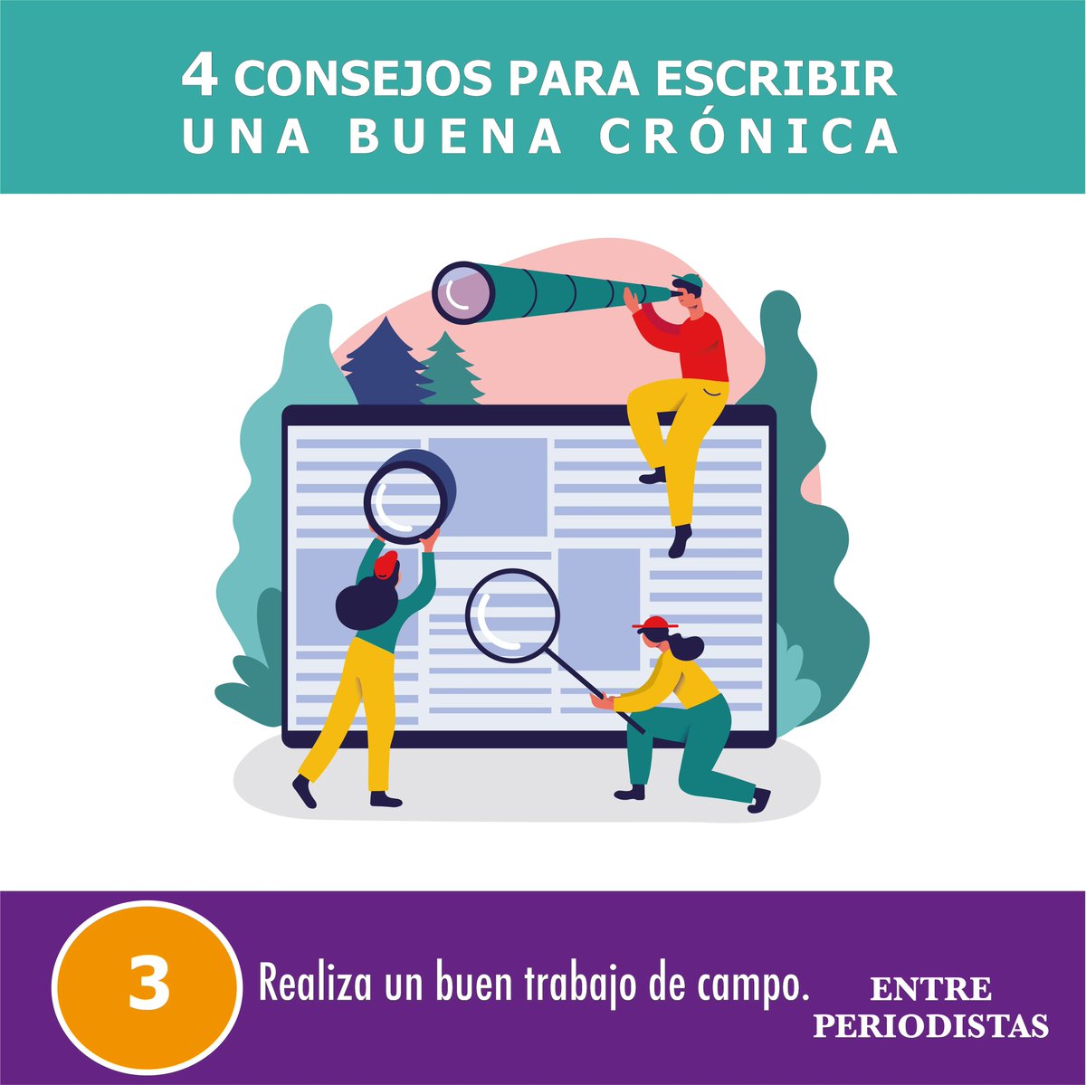 entreperiodista's tweet photo. ¿Cómo #escribir buenas crónicas?: https://t.co/dlknRFZp4N ¡Aprende el arte de narrar inolvidables historias! 🤓 ✍️ 📚 #periodismo #literatura #comunicación #escritura #reportaje https://t.co/ao9h0ahV4E