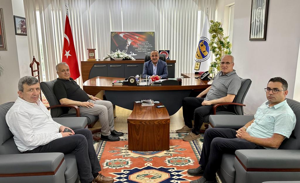 ahmettural32's tweet photo. KONESKOOP Başkanı @duralikolpak  ve Başkanvekili Arif Aytar, Bölge Birliğimizde bizleri ziyaret etti. Ziyarette kooperatifimizin çalışmalarına ilişkin değerlendirmelerde bulunup  taleplerini aldık. https://t.co/b6q2M60bbo