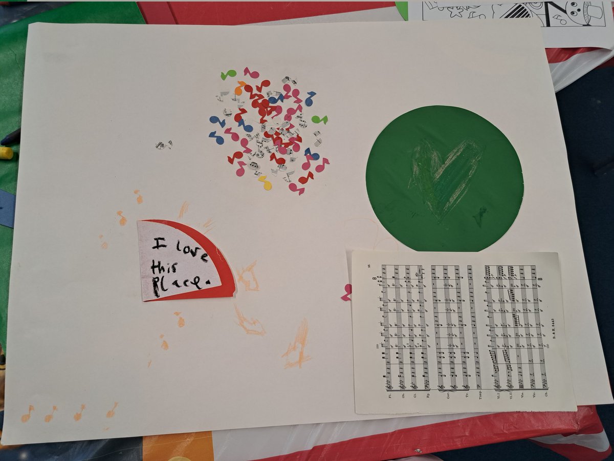 katymvaughan's tweet photo. First week back at work after maternity leave and I already remember why I love working in libraries! My first activity is disco fruit and veg.  The comment "I love this place" shows the importance of libraries to children and families! https://t.co/XMxWDjm8jk