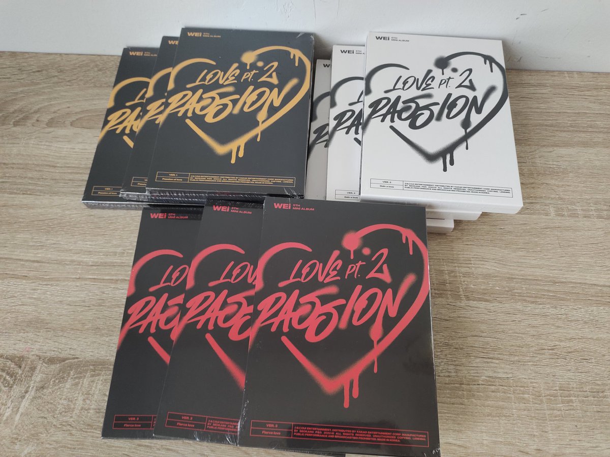 Flame_T_Fairy's tweet photo. Help RT 🇲🇾

Wts WEI 5th Mini Album Love Pt 2 Passion

Ready stock on hand 

Sealed
1 album + 1 pob = RM 36

Can choose album version and preferred member pob pc

Postage RM 8 wm / RM 13 em

Dm to purchase or for any inquiries

#pasarWEI #pasarX1 #pasar1the9

@WEiTradeMy https://t.co/UfPKu6qOwv