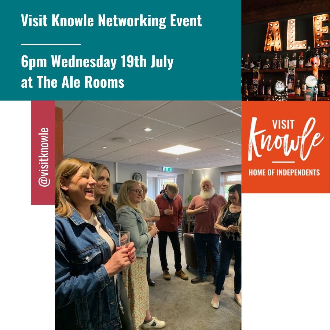 VisitKnowle's tweet photo. Join us for an informal evening of networking on Wednesday 19th July at the Ale Rooms, Knowle.

Tickets are free to Visit Knowle business members &amp; £5 for non-members.

Places are limited so pre-booking is recommended.

https://t.co/XkmvDiCJ1k

#knowle #visitknowle #solihull https://t.co/fbIlgQh8Wi