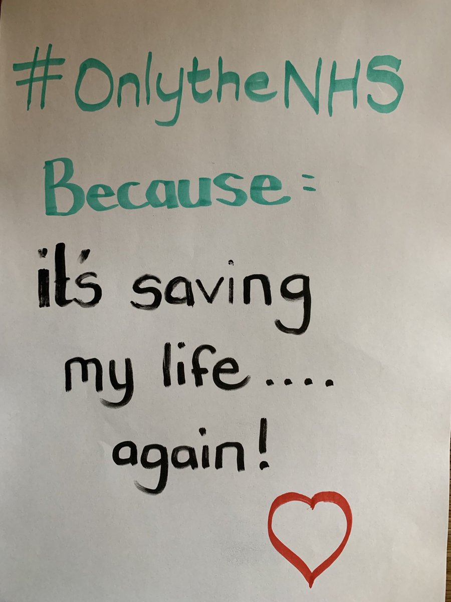 Happy 75th Birthday #NHS.  If I’d had to find the money for all the amazing treatment I’ve had in the last six months I don’t know where I’d be… #OnlytheNHS #NHSBirthday  #NHS75