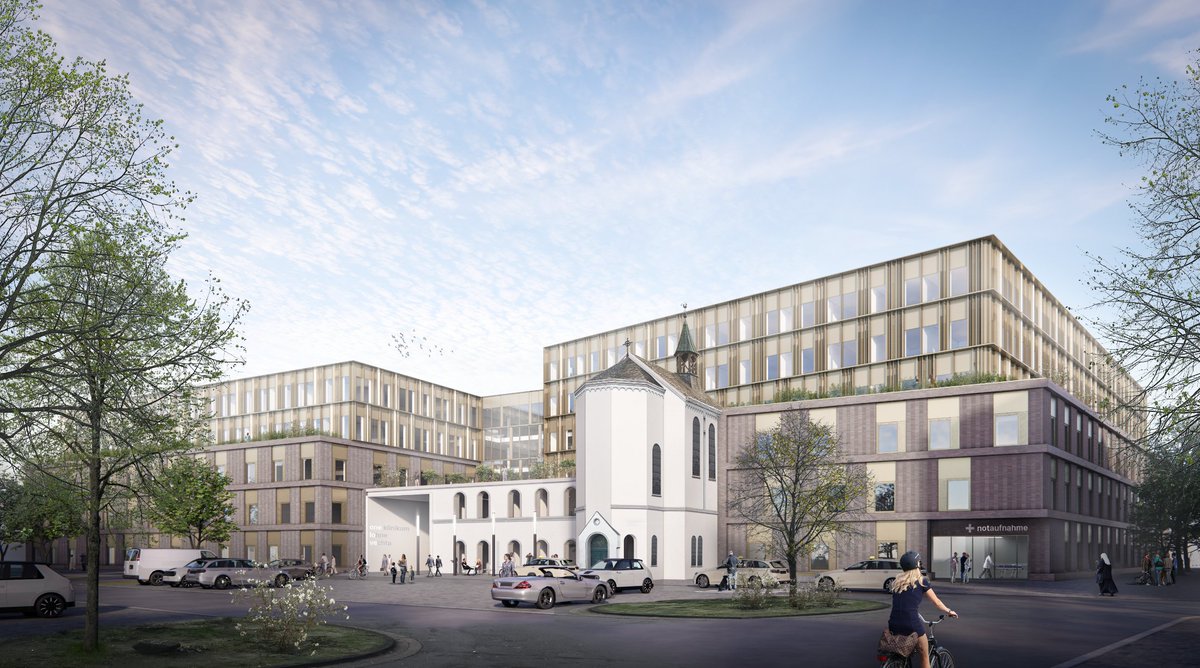 Nieuwe kliniek in Vechta
Het architectenteam GSP - G.A.F. - jes,  heeft de opdracht gekregen voor de samenvoeging van de ziekenhuizen Vechta en Lohne op de locatie Vechta.