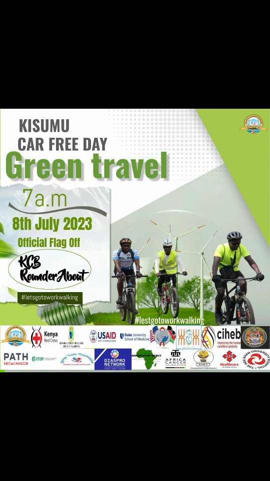 What's your plan this weekend? Destination Kisumu <a href="/KisumuCountyKE/">Kisumu County</a> brings you #KisumuCarFreeDay 2023 #KaribuKisumu #WelcomeToKisumu <a href="/WangaAbala/">Abala M. Wanga</a> <a href="/trevmus/">Musaa Trevor</a>