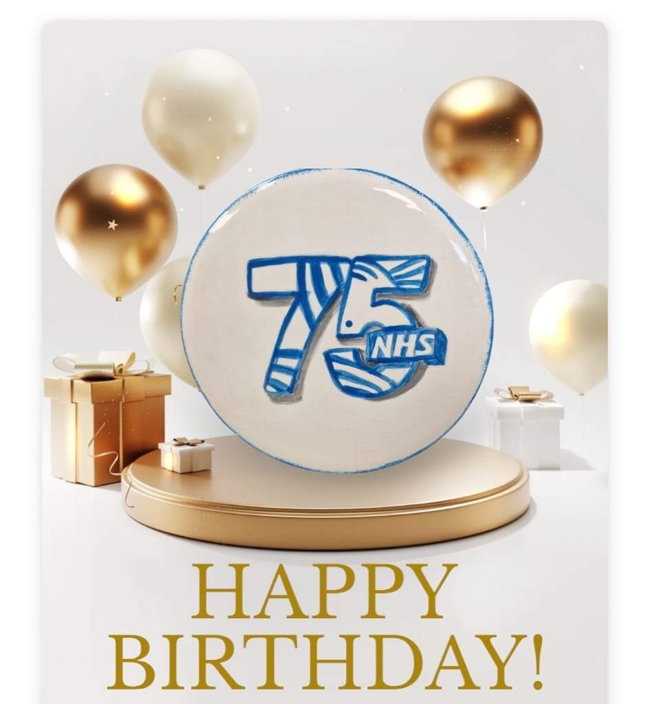 HAPPY 75TH BIRTHDAY NHS.