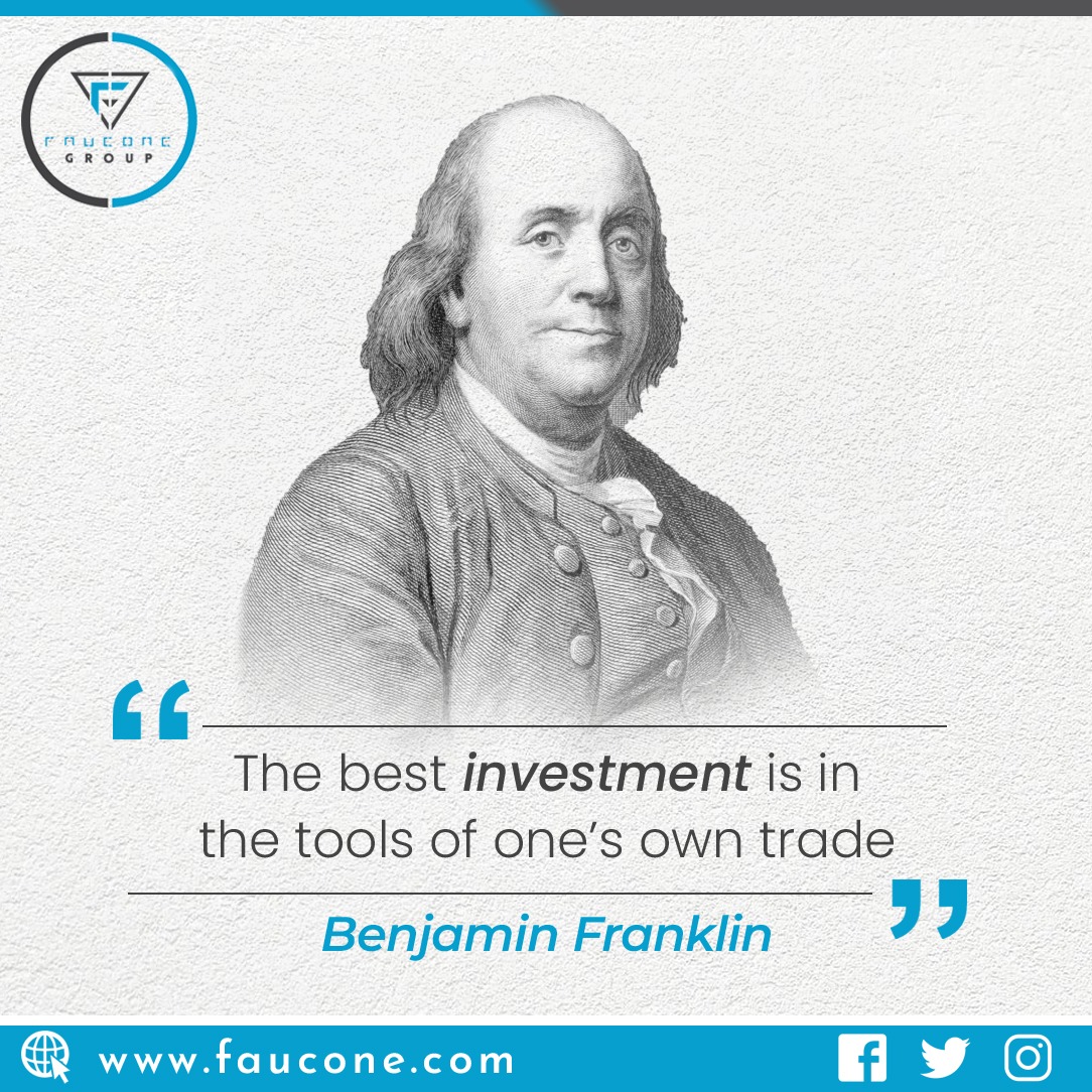 FauconeGroup's tweet photo. The best investment is in the tools of one's own trade
- Benjamin Franklin

For more details
Please visit
https://t.co/zS2HcFdYkt

 #faucone #Fauconegroup #infooftheday #businessmotivator #quotesoftheday #businessquotes #quotes #businessquotesoftheday #successfulbusiness #facts https://t.co/g4oFEjAKnt