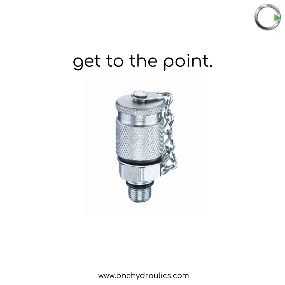 hydraulicchick's tweet image. Test points, that is! Test points may be a small detail, but you&apos;ll be grateful they&apos;re there when you&apos;re trying to troubleshoot that system. Ours are in stock and ready to ship today! 

#onehydraulics #testpoints #fluidpower #hydraulics #testing #bettersafethansorry