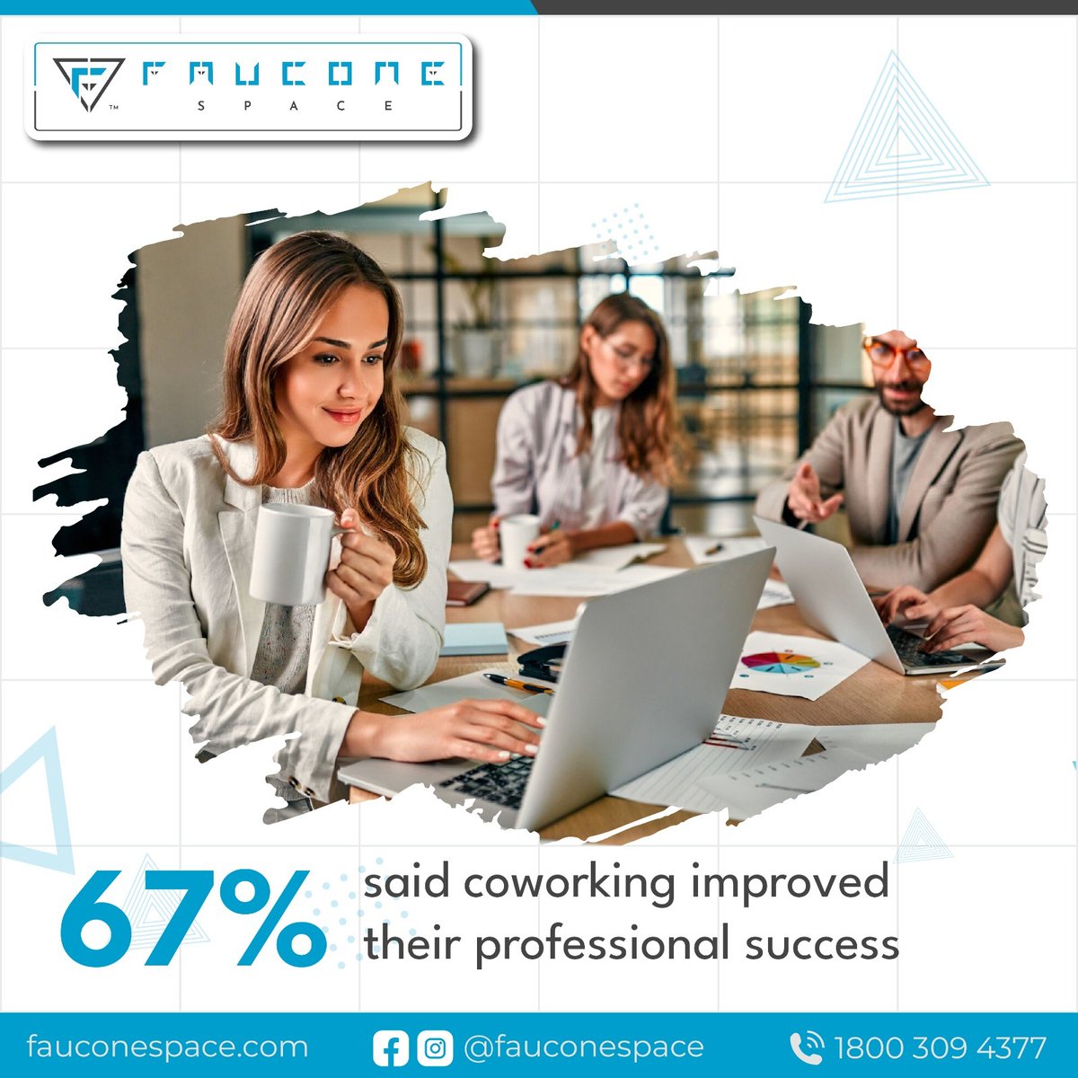 FauconeSpace's tweet photo. 67% said coworking improved their professional success
For more info
1800 309 4377
https://t.co/3gBmg92ExQ
#faucone #space #coworkingspace #workingpeople #workspace #workplace #chennai #fauconespace #remoteworkforce #businessneeds #startup #cowork #corporate #business #Global https://t.co/z1GPVOeX1f
