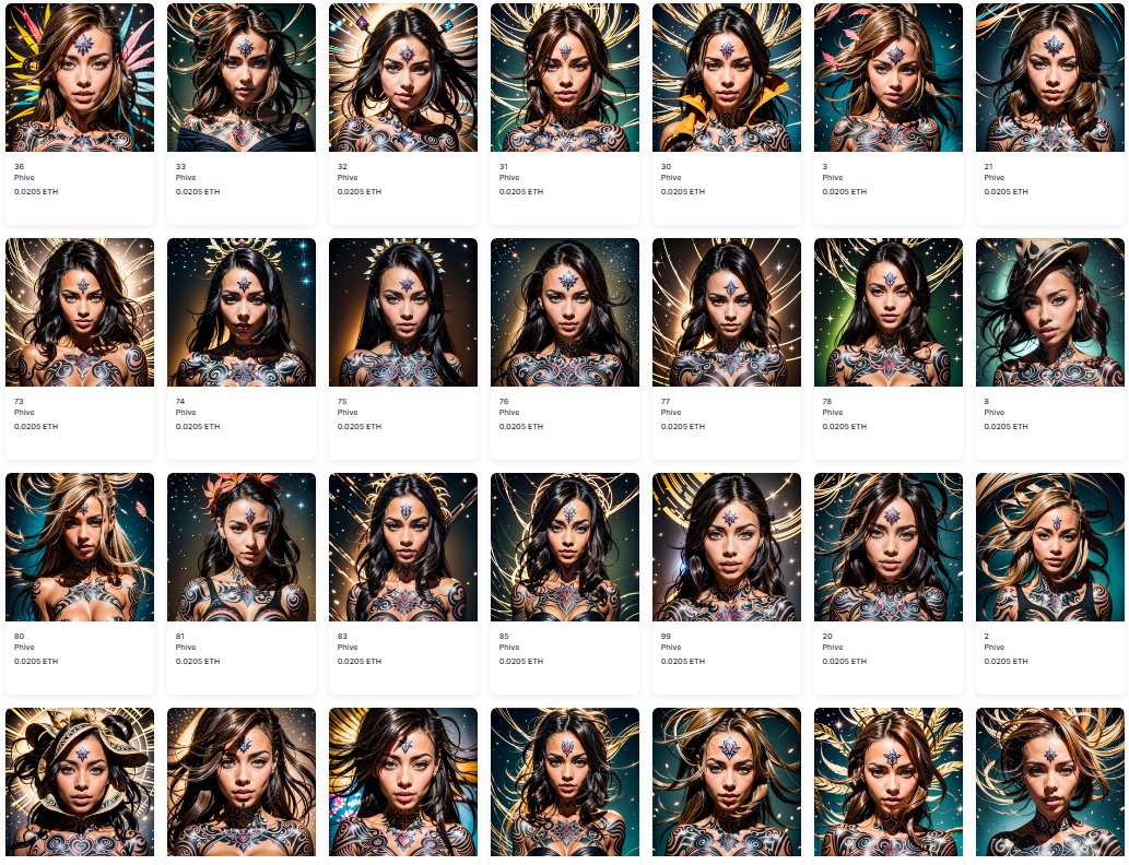 opensea.io/collection/phi… - This is my first collection drop, I've been working on this Phive Collection for a couple months. Super proud of how its coming out! I will be giving some away, will be selling some cheap... If you vibe with a piece, make a offer! Upgrade your PFP today!
