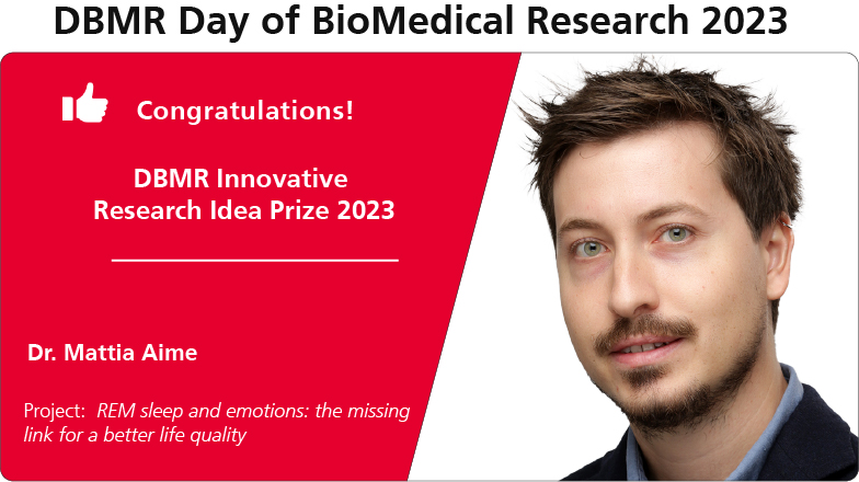 Congratulations to Dr. @AimeMattia on receiving a DBMR Innovative Research Prize for the project “#REMsleep and #emotions: the missing link for a better life quality”. #sleepresearch
@unibern @inselgruppe @Tidis__