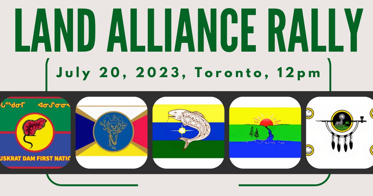 Join the Land Alliance as they tell Ford to respect Indigenous rights and protect their sources of life on their Territories! Please Click Here to RSVP - freegrassy.net/land-alliance-… #LandAlliance #FreeGrassy #GrassyNarrows