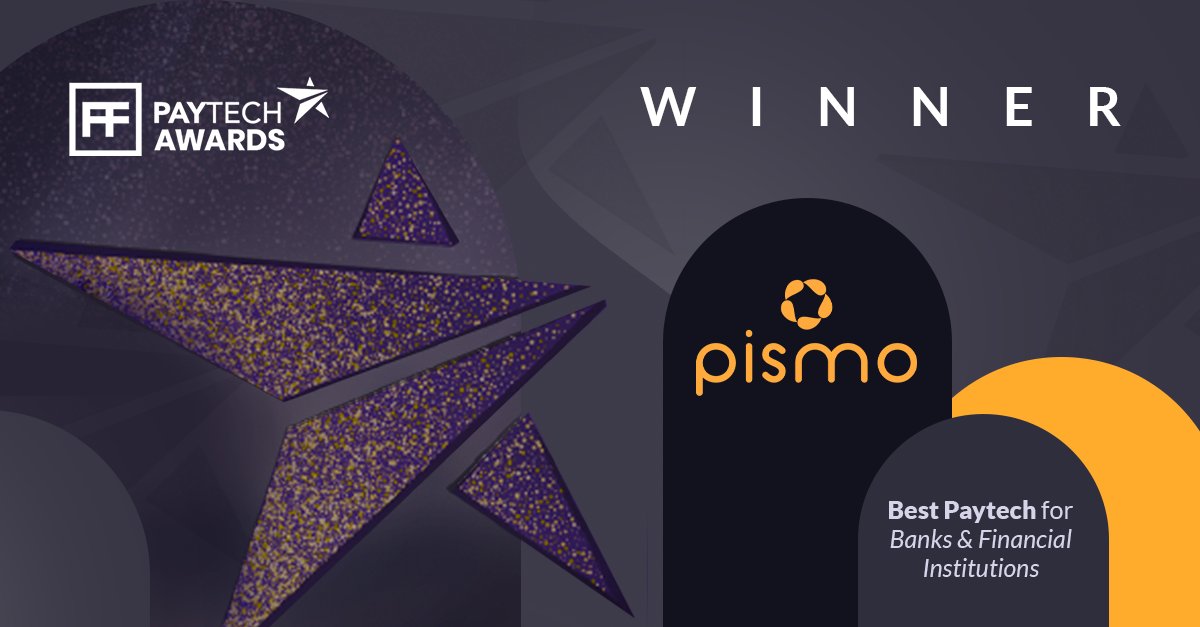 We are delighted to announce that Pismo is a winner at the 2023 edition of the prestigious PayTech Awards, held by British media outlet <a href="/FinTech_Futures/">FinTech Futures</a>.

Pismo took the prize as “Best PayTech for Banks &amp; Financial Institutions.”

#Payments #Cards  #PayTechAwards2023