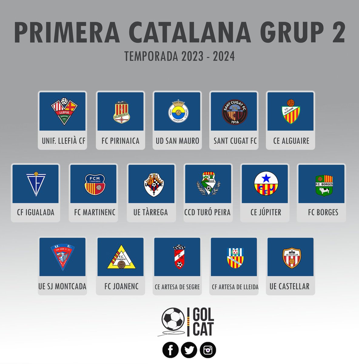 ÚLTIMA HORA 🔴

𝗚𝗥𝗨𝗣 𝗣𝗥𝗢𝗩𝗜𝗦𝗜𝗢𝗡𝗔𝗟 #1cat2 

#futbolcat #futbol