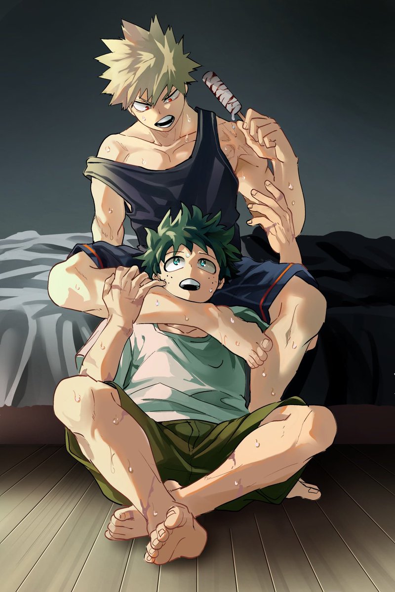 僕○ヒー○ーア○デ○ア 
緑◯出◯×爆◯勝◯
「恋の合図は勝利のあとで」
#ひらいて赤ブー