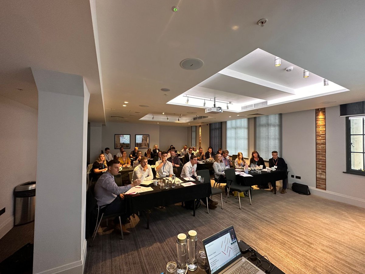uk200group's tweet photo. Delegates have had an insightful virtual session from Adrian Loughlin at @hymansrobertson about pensions, as well as a face to face session with Julia Harnden of @ASCL_UK on GAG pooling! Coming up this afternoon, a session on VAT for Academies from Terri Bruce at @DainsAcc. https://t.co/PAc9iEhPOY