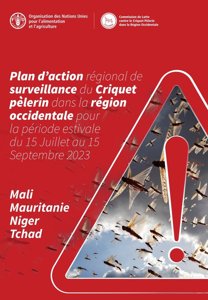 Couverture d'@elwatandzcom du Plan d'Action Régional de la #CLCPRO pour la Surveillance du Criquet Pèlerin au #Mali #Mauritanie #Niger #Tchad 

@clcpro_fao @GlobalLocust @FAOLocust @FAOMaroc @FAOMali @FAOMauritania @FAONiger @FAOAlgerie elwatan-dz.com/de-gros-moyens…