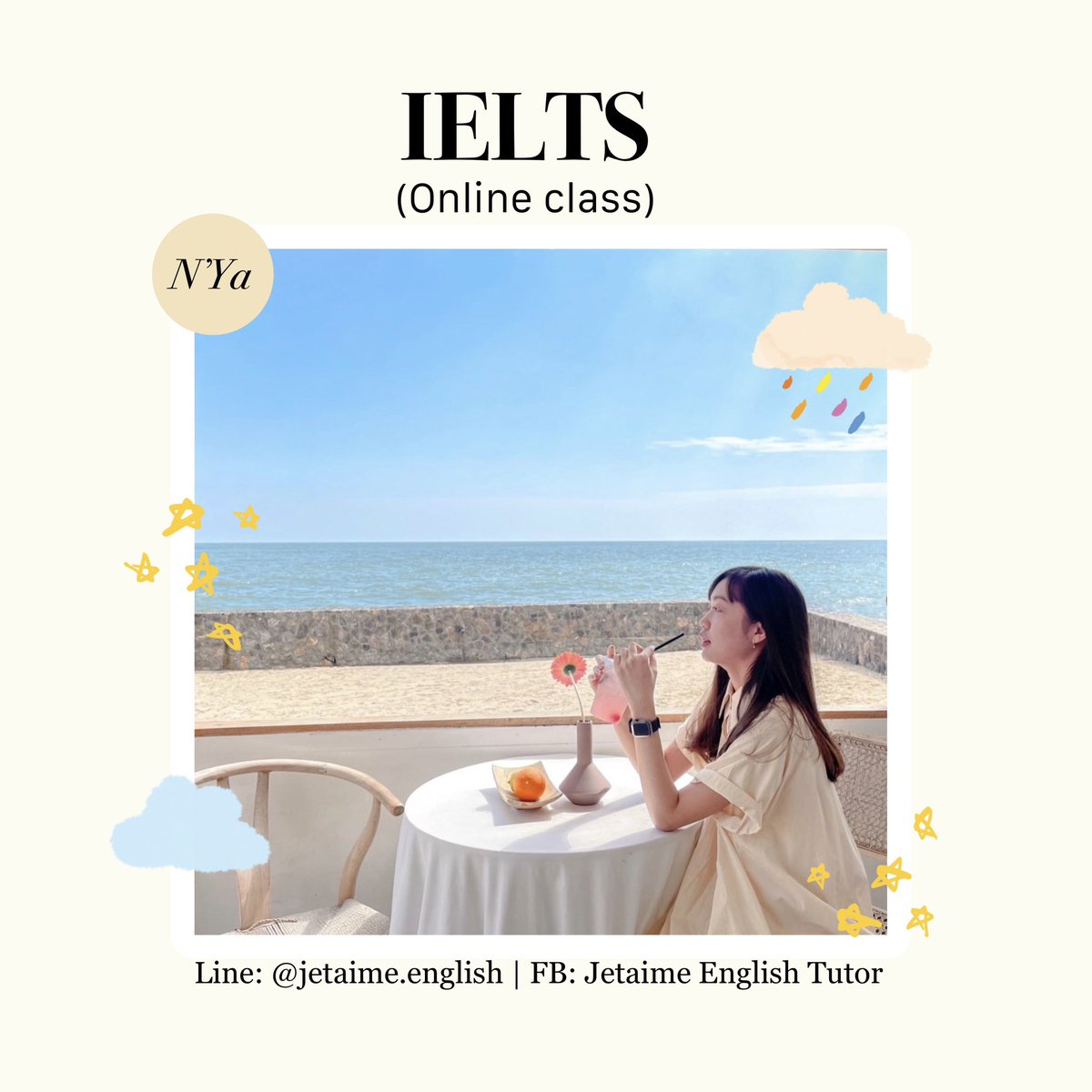 JetaimeEnglish's tweet photo. ✨IELTS (Online class) 
🖥️ คอร์สออนไลน์ สอนสดผ่าน Skype หรือ Zoom 

➡️ คลาส Private จะถูกออกแบบให้เข้ากับผู้เรียนแต่ละคนค่ะ คุณครูจะสามารถเสริมเทคนิค ให้ผู้เรียนได้อย่างตรงจุดค่ะ

🔸สนใจ สามารถนัดวัน มาทดลองเรียน ได้ฟรี ไม่เสียค่าใช้จ่ายนะคะ 

#IELTS #ติวภาษาอังกฤษ #dek67 https://t.co/zOSoFxQLYn