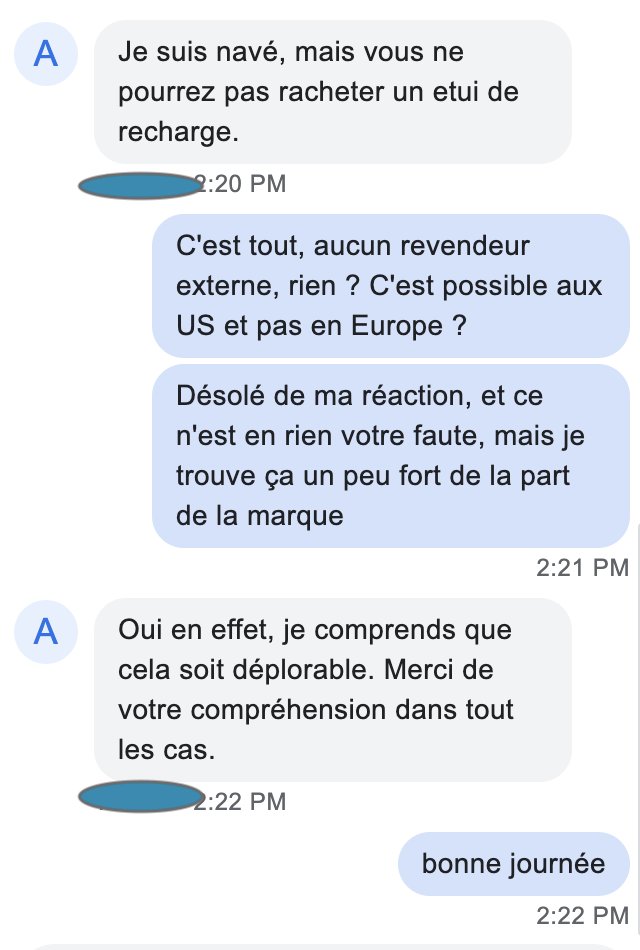 PencilKz's tweet photo. Hey @GoogleFR j'adore le principe de vendre des écouteurs Pixel buds Pro 200 euros mais de ne proposer aucune solution en Europe pour remplacer une pièce perdue.
Sérieusement, on est tant que ça des pigeons pour vous ? https://t.co/0oerf8cgnQ