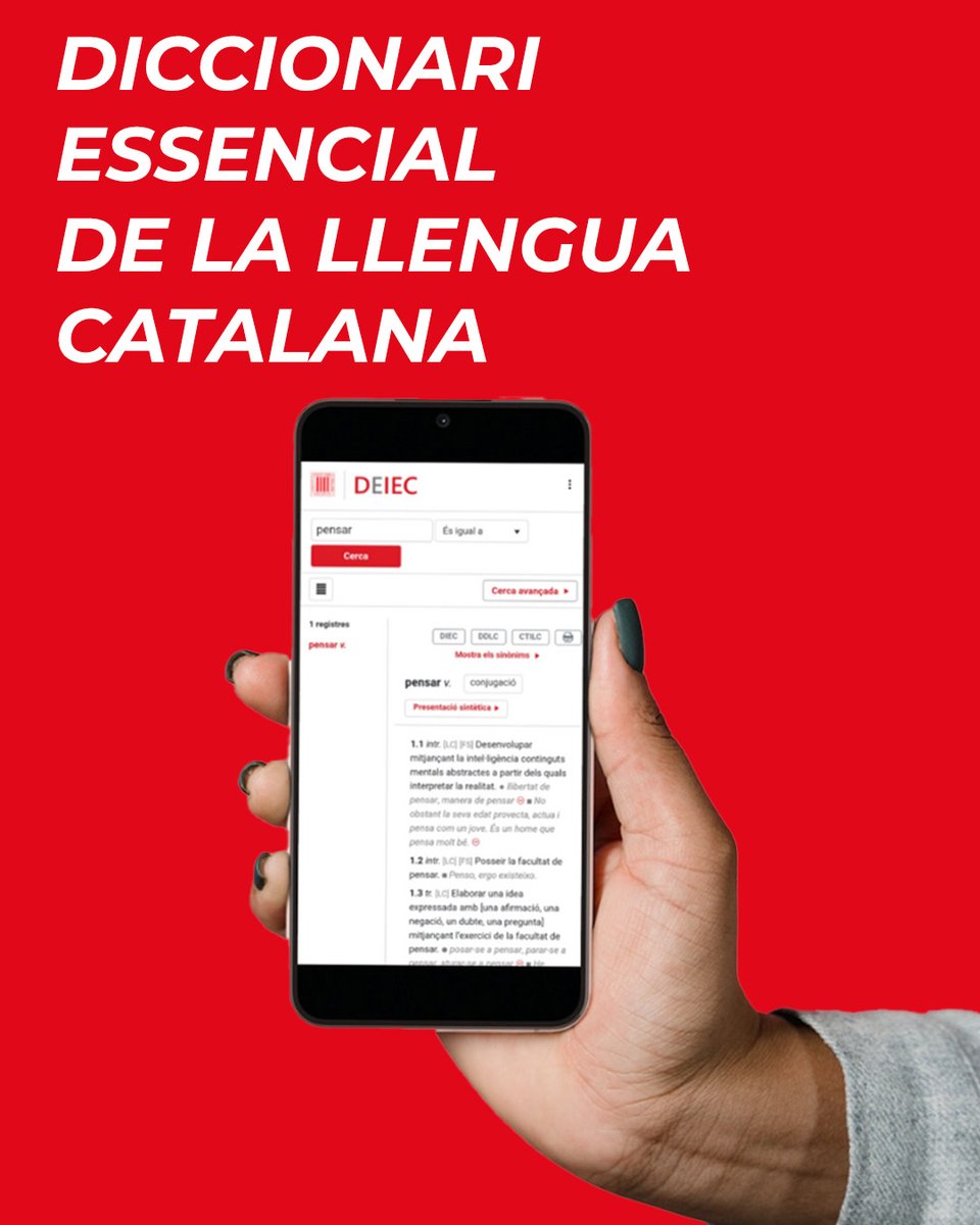 iec's tweet photo. 📢L’#IEC publica un nou #diccionari en línia, amb els mots essencials de la llengua comuna i amb orientacions d’#ús.

#DEIEC #llenguacatalana #SeccióFilològica

👉https://t.co/KIZ47RnwYp https://t.co/Fgz60BFSwF