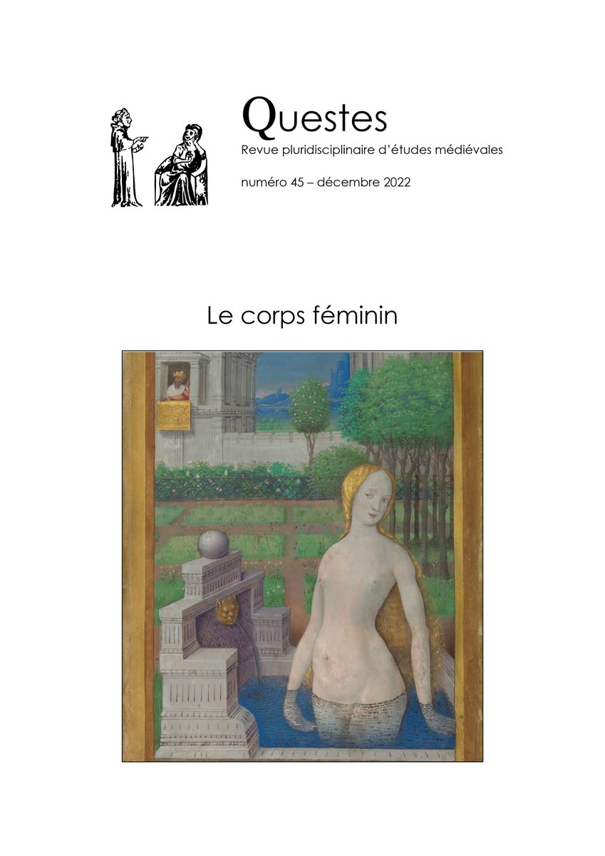 Le dernier numéro sur le Corps féminin est en ligne ! Il suffit de cliquer ici 👇 Bonne lecture à toutes et à tous !
journals.openedition.org/questes/6256