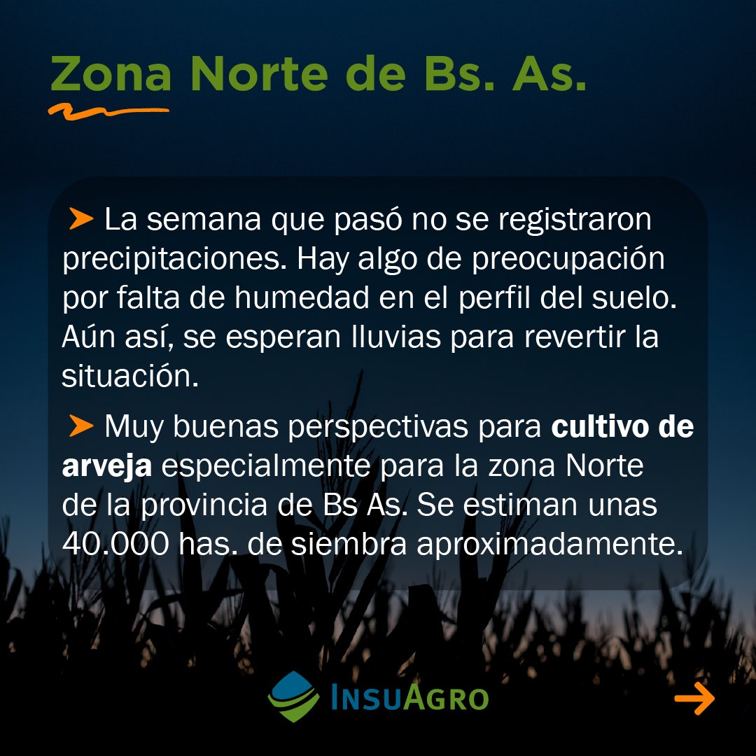 InsuAgro's tweet photo. Les compartimos Información provista por la red de distribución de InsuAgro en conjunto con los Supervisores Zonales de cada una de las zonas.

#InsuNews #Insuagro #agronomia #noticias https://t.co/1hOkaQoILf