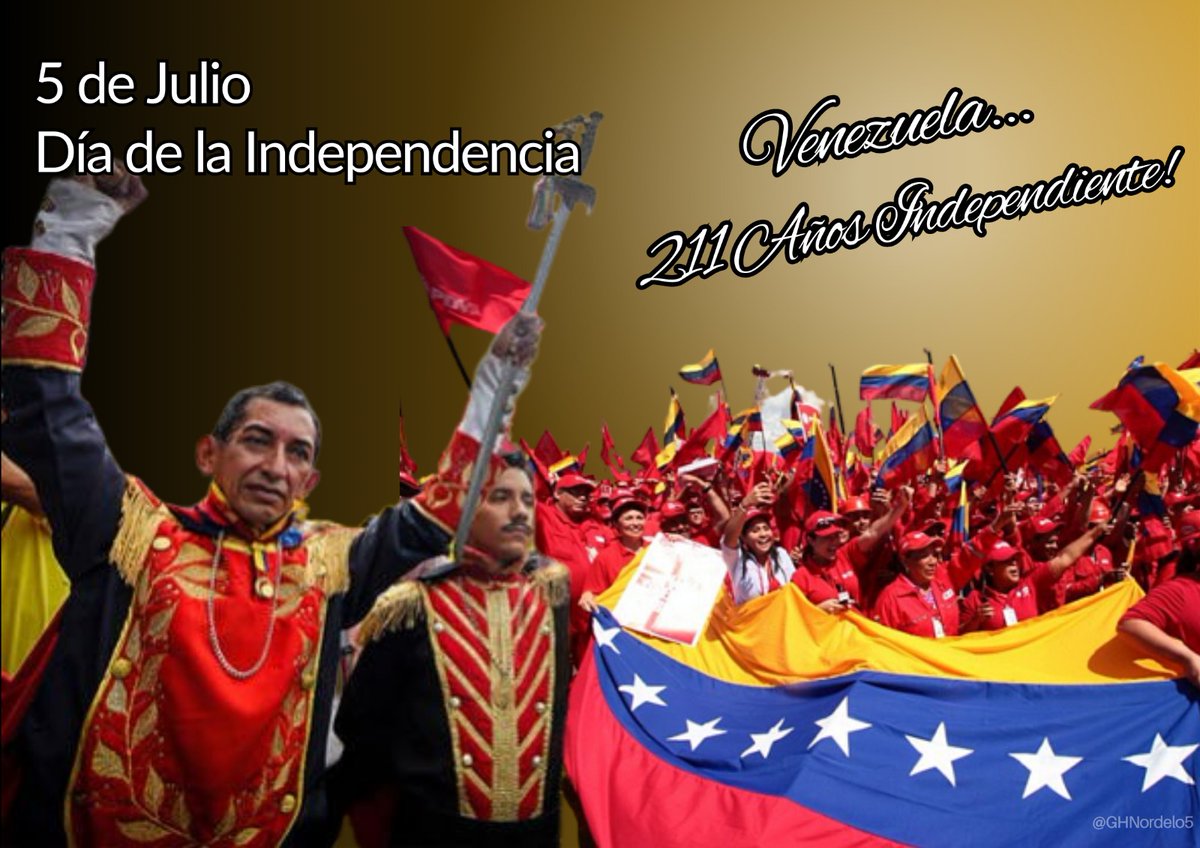 ¡Muchas felicidades a nuestros hermanos venezolanos! #IndependenciaDeLaPatria #CDRCuba #Cuba #SomosDelBarrio