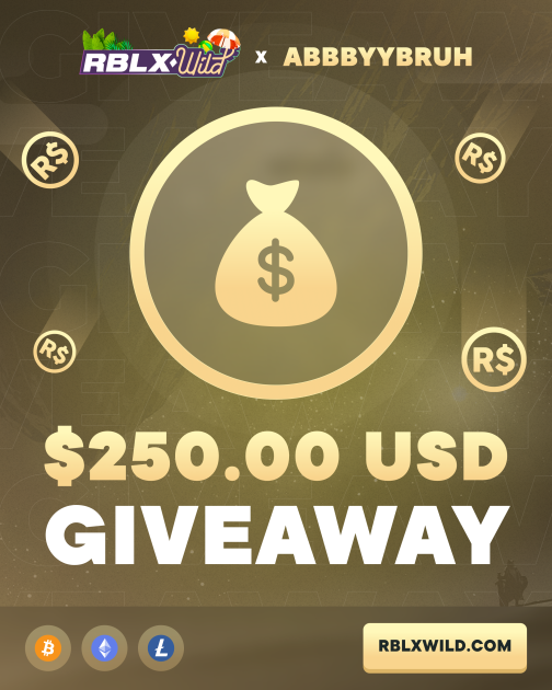 RBLXWild on X: Its time for a huge giveaway 💰 5x 10,000 RBLXWild