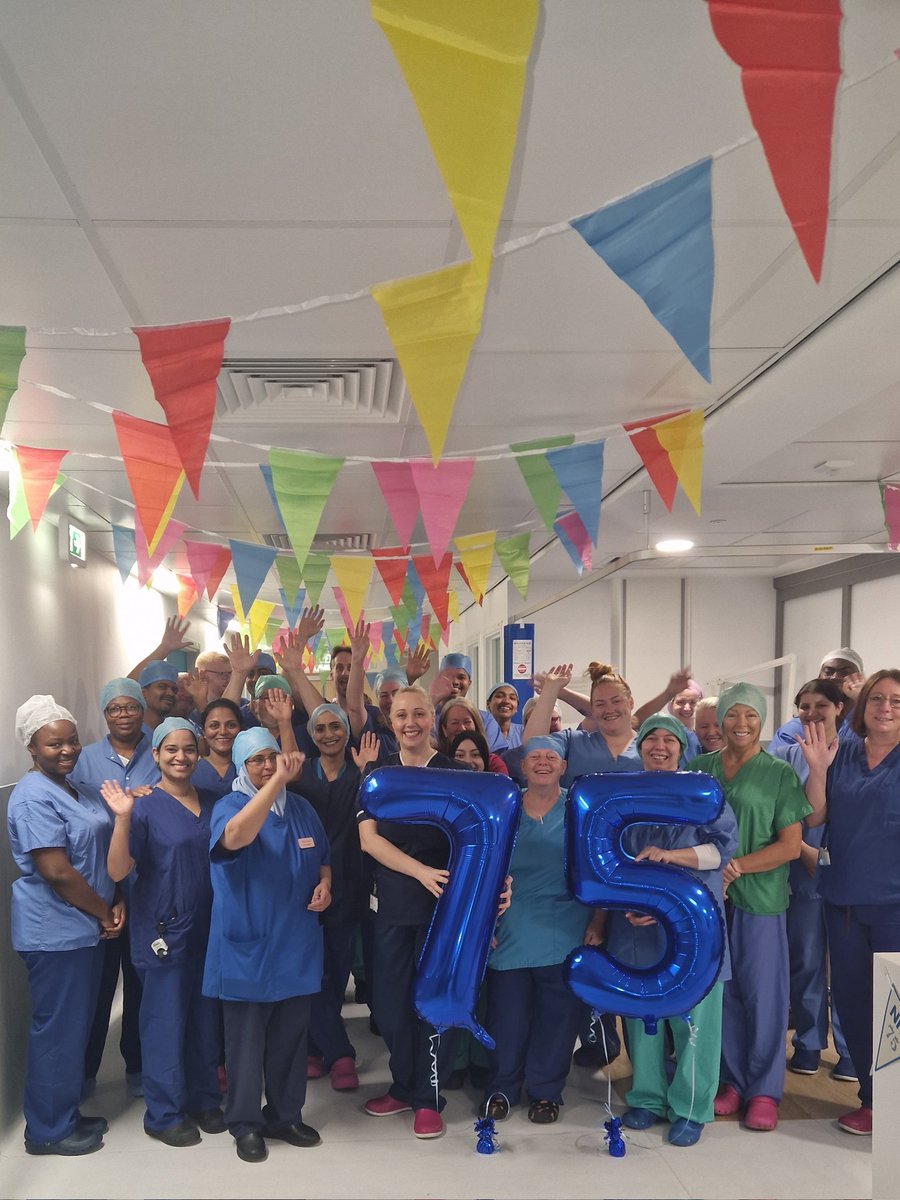 Fairfield Theatres are getting into the spirit of the NHS 75-year celebrations!!! 🥳🎂❤️👍🎉