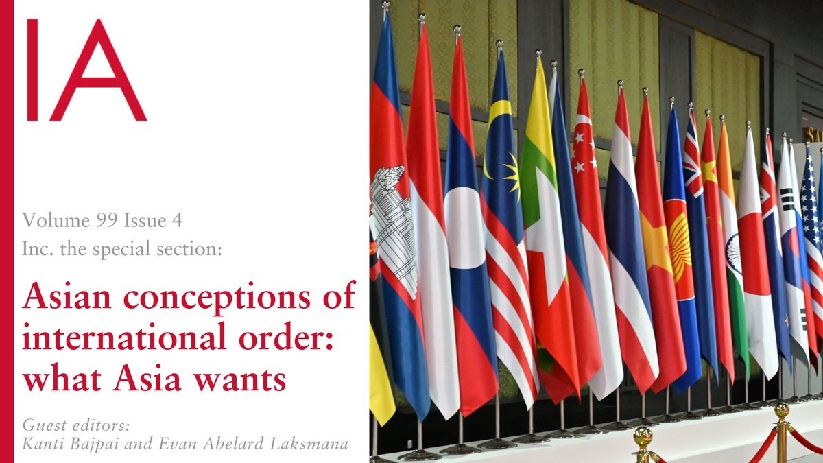IAJournal_CH's tweet photo. Our July issue is out now ‼️ 

1️⃣ 1️⃣ articles on Asian conceptions of international order
1️⃣ 0️⃣ other articles on ocean politics, Chinese debt-relief and more
3️⃣ 4️⃣ book reviews

Read it here > https://t.co/ergSQqlMy6 https://t.co/EHoV3J1VoK
