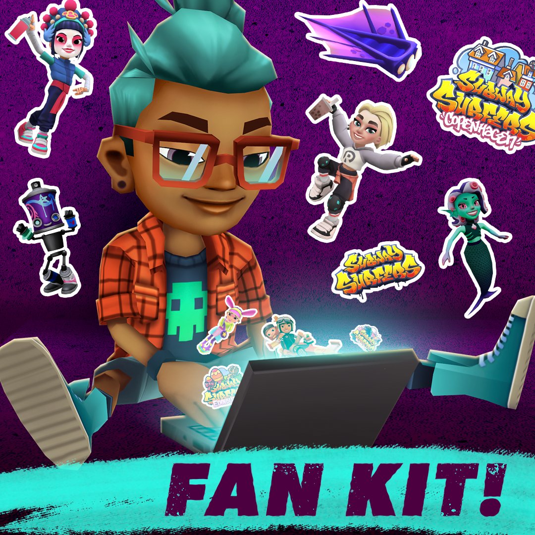 Subway Surfers on X: Introducing the Subway Surfers Fan Kit! Here