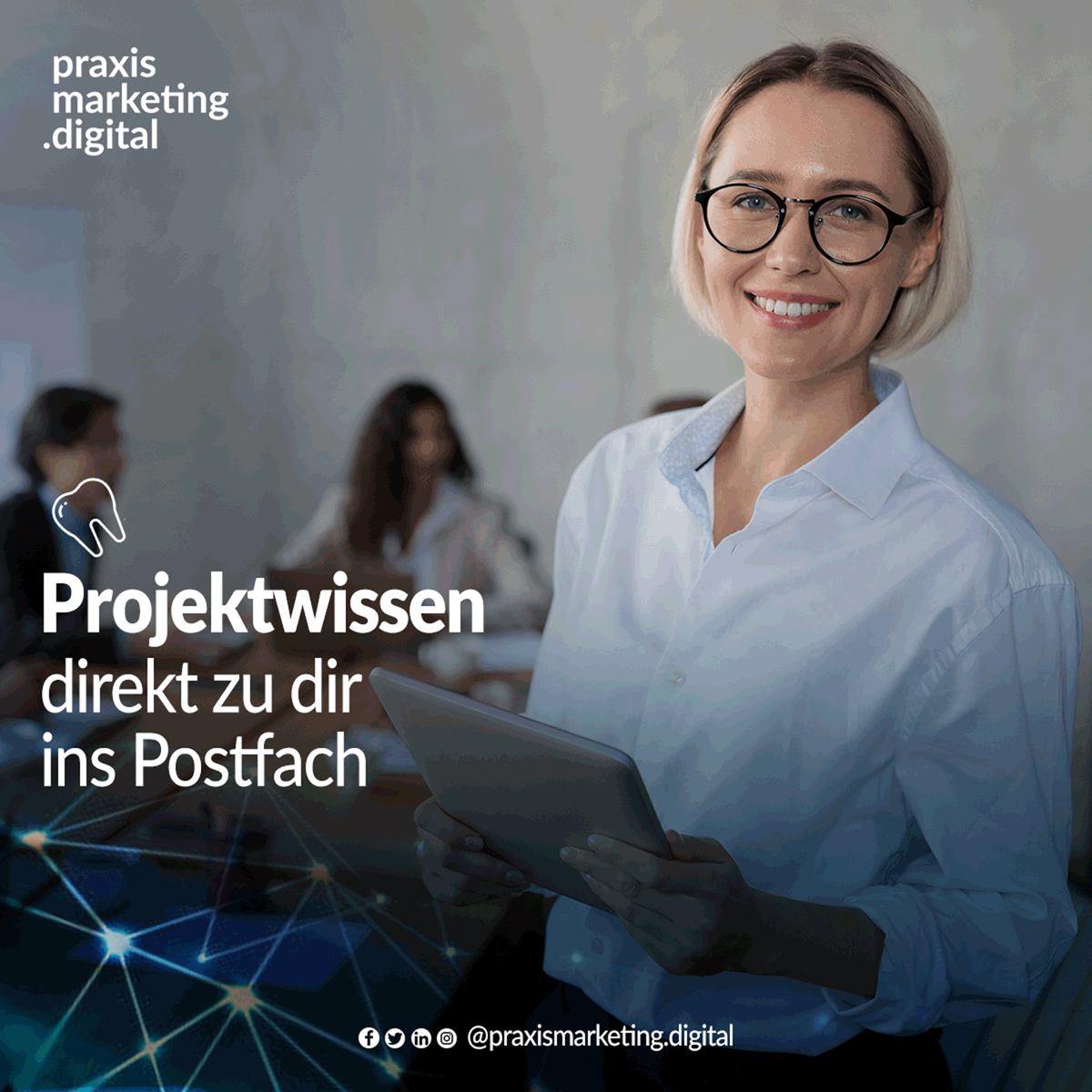 praxismdigital's tweet photo. Die neusten Trends &amp; Tipps rund um das digitale Praxismarketing direkt in deine E-Mail Inbox. Profitiere vom gesammelten Wissen von Sascha Maynert. Er greift hier auf seine komplette Erfahrung in abgeschlossenen als auch laufenden Projekten in seiner Tätigkeit als Berater zurück. https://t.co/TctMOJK7QY