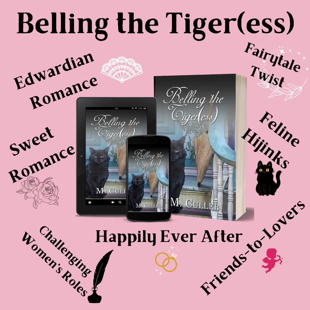 MCullerauthor's tweet photo. Today is release day for my sweet historical romance!
#historicalromance #edwardian #friendstolovers #fairytaleretelling #catsofinstagram #bookstagram #booktok #bookstagrammer @thewildrosepress #twrp 
https://t.co/FqnIoIfZzY https://t.co/3DyjkKymoi