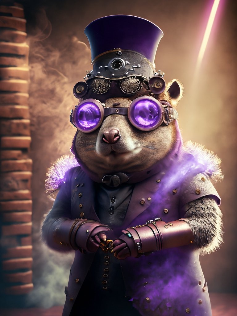 LiamCMarshall's tweet photo. Been having a play with Generative AI and I think I've found my spirit animals 😍 aren't they just the cutest 

#AIArt #Purple #Creative #AnimalArt https://t.co/Tto3zrhCi2