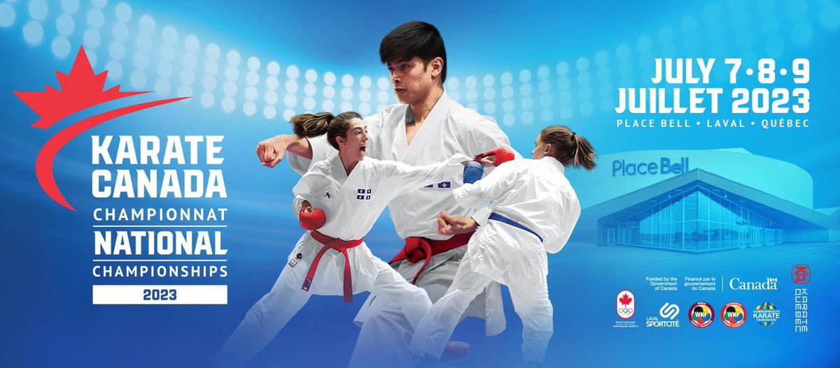 Can’t attend Karate Canada’s National Championships in person? Don’t miss any of the action, streamed live here 

youtube.com/KarateCanada
🥋 🎥 
Vous ne pouvez pas assister aux Championnats canadiens de Karaté Canada en personne ? Suivez l'action en direct ici