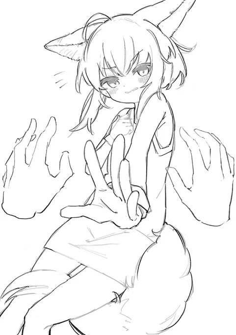 ススーロちゃんラフ 
